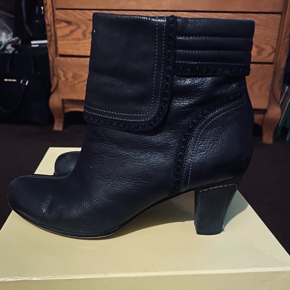 Anita Leather boots booties Sz 8.5 women’s designer leather boots EUC - Picture 3 of 14